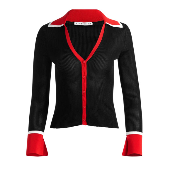 Alice + Olivia NEALIE CARDIGAN S - Picture 4 of 6